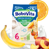 BoboVita Kaszka mleczno-ryżowa 3 owoce dla dzieci po 6 m-cu 230 g