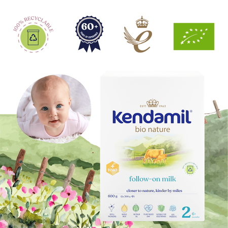 Kendamil Bio Nature 2 HMO+ mleko następne od 6. miesiąca 600g