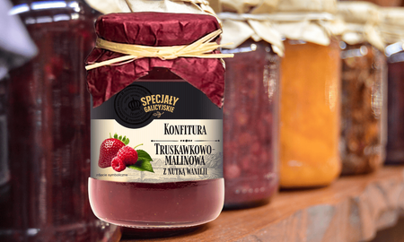 Konfitura Truskawka Malina Wanilia Specjały Galicyjskie 200g