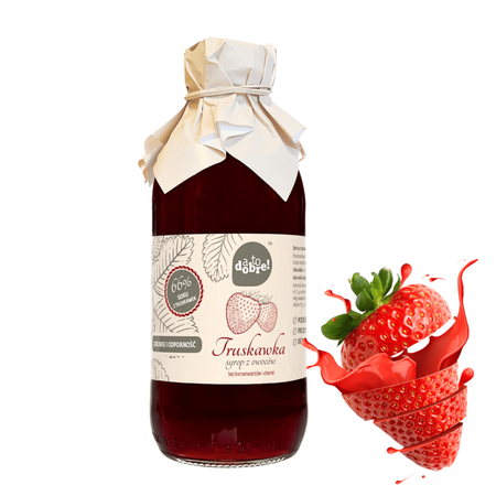 Syrop z truskawek A to dobre! Naturalny smak owoców 330ml