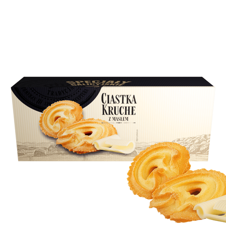 Ciastka Kruche z masłem domowe tradycyjne Specjały Galicyjskie 130g