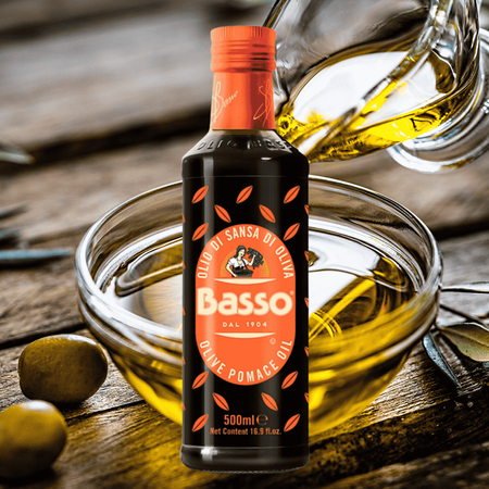 Oliwa z oliwek Sansa do smażenia i gotowania włoska Basso 500ml