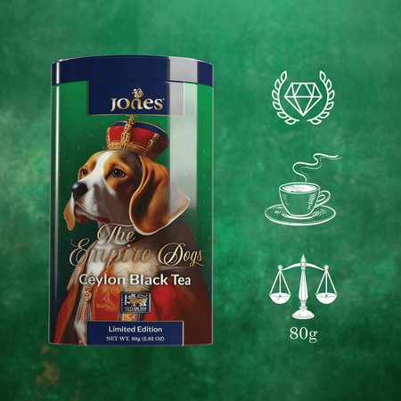 Czarna herbata liściasta premium Jones The Empire Dogs Collection 80g