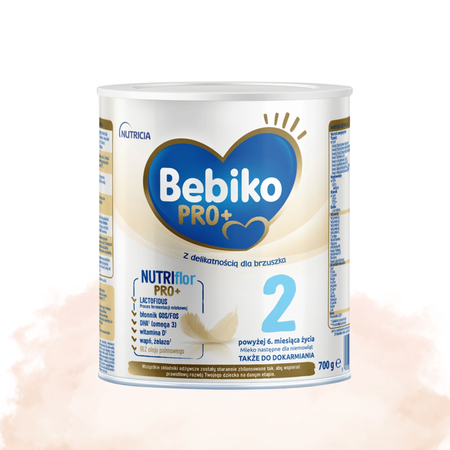 Bebiko Pro+ 2 NutriFlor mleko następne dla niemowląt po 6. miesiącu 700g
