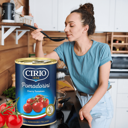 Pomidorki Koktajlowe Pomodorini w puszce włoskie Cirio Premium 400g