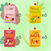 OWOLOVO Mix musów owocowych trójsmakowych 24x200g