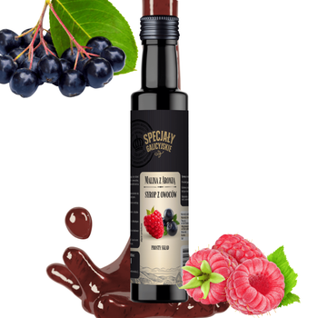 Syrop Malinowy z Aronią malina aronia domowy Specjały Galicyjskie 250ml