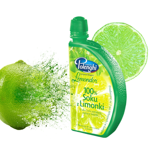 Sok z limonki 100% NFC naturalny włoski sok z olejkiem Polenghi 125ml
