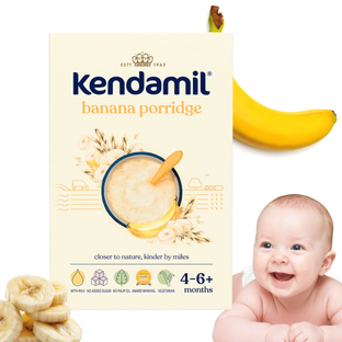 Kendamil mleczna kaszka bananowa od 6. miesiąca bez oleju palmowego 150g