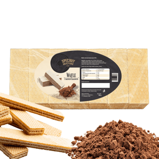 Ciastka Wafle przekładane kakaowe kruche domowe Specjały Galicyjskie 400g