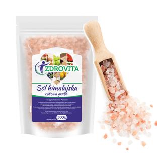 Sól Himalajska gruboziarnista naturalna spożywcza Zdrovita 500g