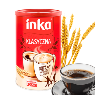 Kawa Zbożowa rozpuszczalna klasyczna bez kofeiny INKA 200g