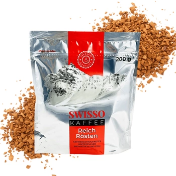 Kawa rozpuszczalna Arabica bogaty aromat Swisso Reich Rosten 200g