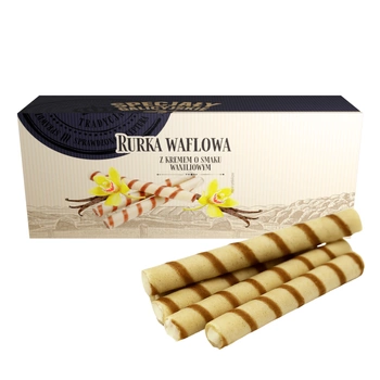 Ciastka Rurki Waniliowe kruche domowe wypieki Specjały Galicyjskie 160g