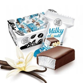 Cukierki pianka o smaku waniliowym mleczna chmurka Milky Clouds 1kg