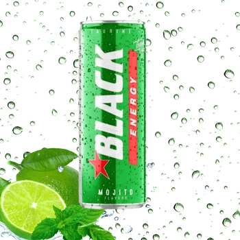 Black Energy Mojito energetyzujący napój gazowany energy drink 250 ml