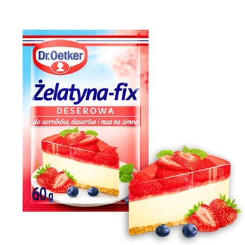 Dr Oetker żelatyna fix deserowa do serników i deserów 60g
