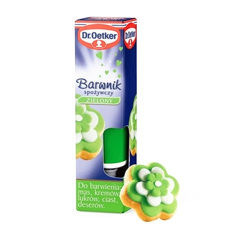 Dr Oetker Barwnik spożywczy zielony w żelu do ciast i kremów 10g