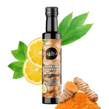 Sok z kurkumy z cytryną A to dobre! 100% naturalny NFC odporność 250ml