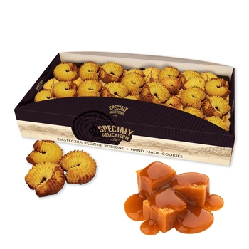 Ciastka Rogaliki z polewą toffi domowe wypieki Specjały Galicyjskie 300g