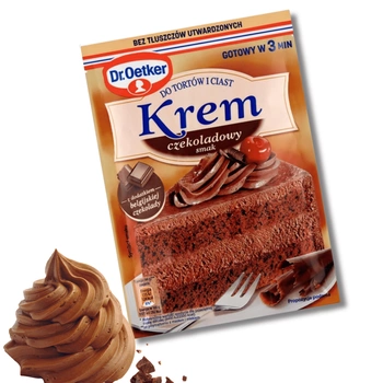 Dr Oetker Krem do tortów i ciast czekoladowy świąteczne wypieki 127g