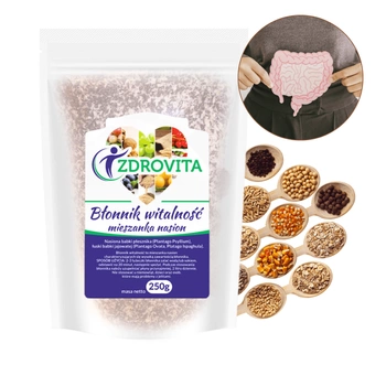 Błonnik Witalność naturalny błonnik oczyszczanie jelit Zdrovita 250g
