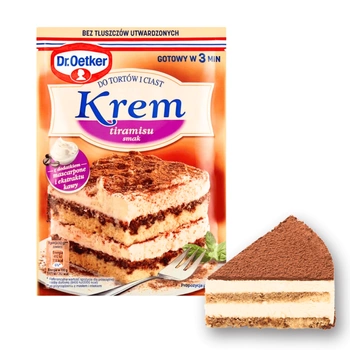 Dr Oetker krem do tortów i ciast Tiramisu pyszny i aromatyczny 109g