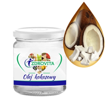 Olej Kokosowy ekologiczny naturalny Zdrovita 500ml