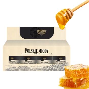 Zestaw Miodów naturalnych premium Specjały Galicyjskie 4x50g
