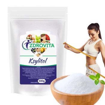 Ksylitol naturalny słodzik niskokaloryczny fit Zdrovita 500g