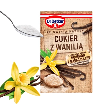 Dr Oetker cukier z wanilią wanilia Bourbon do świątecznych wypieków 12g