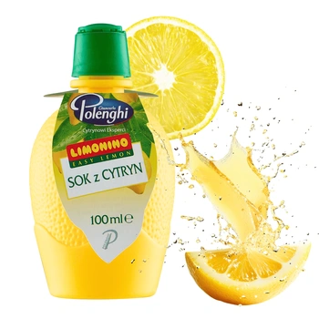 Sok z sycylijskich cytryn włoska esencja cytrusowa Polenghi Limonino 100ml