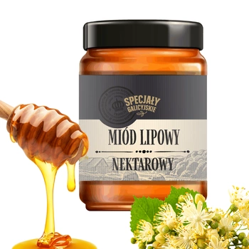 Miód Lipowy naturalny premium z polskiej pasieki Specjały Galicyjskie 400g