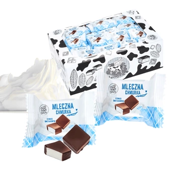 Cukierki pianki śmietankowe w polewie czekoladowej Mleczna Chmurka 1kg